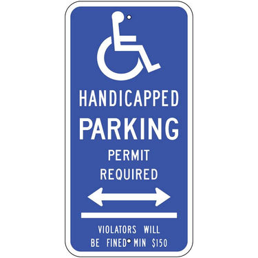 ZING Eco Parking Sign, 24X12, EGP- Model 2684
